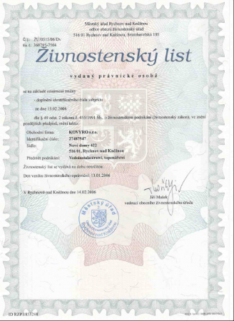 Živnostenský list